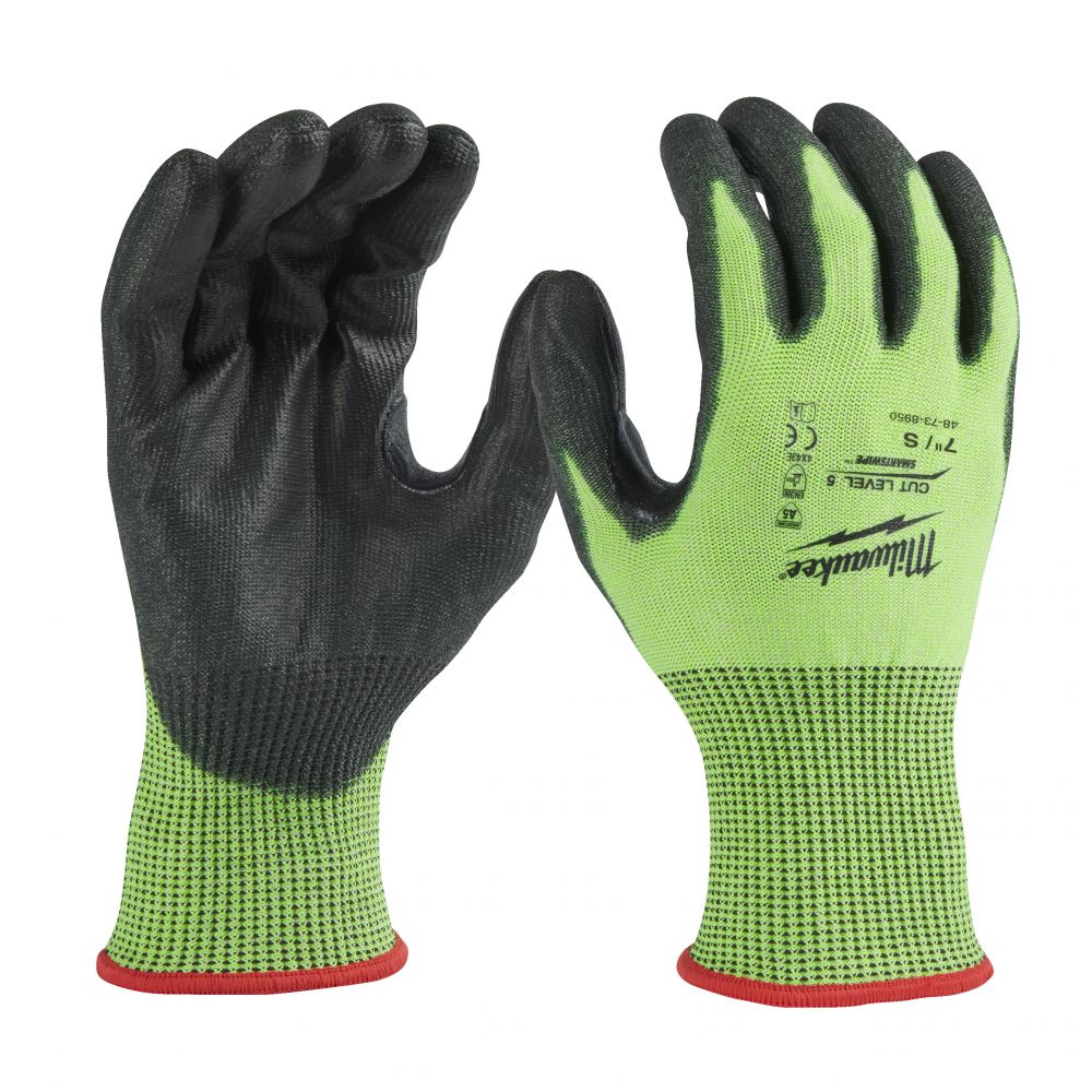 Hi-Vis Schnittschutzhandschuhe Klasse 5/E 